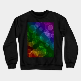 rainbow bokeh Crewneck Sweatshirt